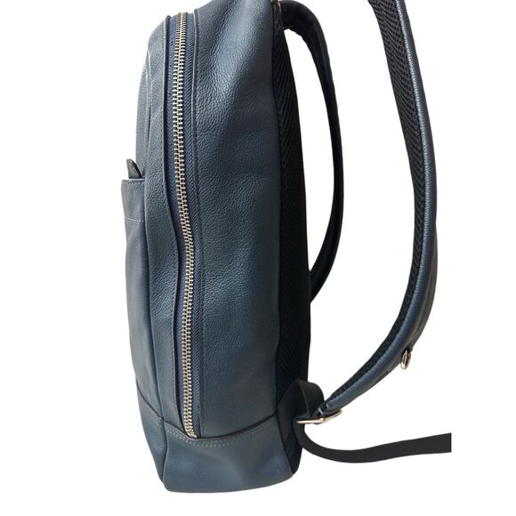 Coach F54135 Charles Sports Calf Leather Backpack Navy Blue Rucksack Bag - Picture 4 of 14